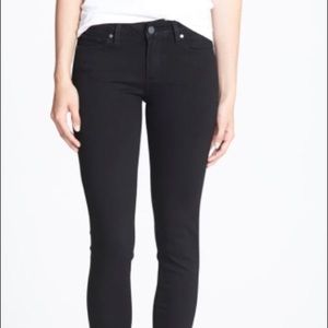 Paige black jeans size 25